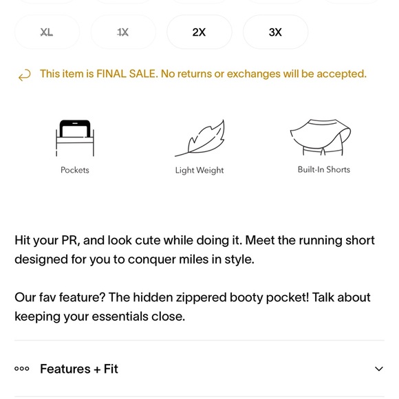 POPFLEX On The Run Ruffle Short - Picture 3 of 6